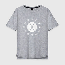 Мужская футболка оверсайз Logo EXO