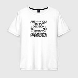 Мужская футболка оверсайз Kasabian Algorithms