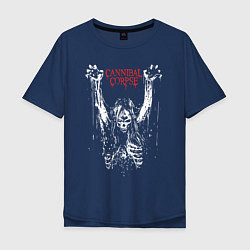 Футболка оверсайз мужская Cannibal Corpse арт, цвет: тёмно-синий