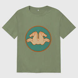 Футболка оверсайз мужская Тила Total War: Rome II, цвет: авокадо