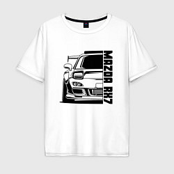 Мужская футболка оверсайз Mazda RX7
