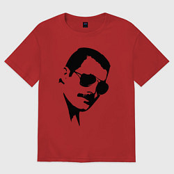 Футболка оверсайз мужская Queen head, цвет: красный