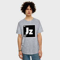 Футболка оверсайз мужская Jazz 1917, цвет: меланж — фото 2