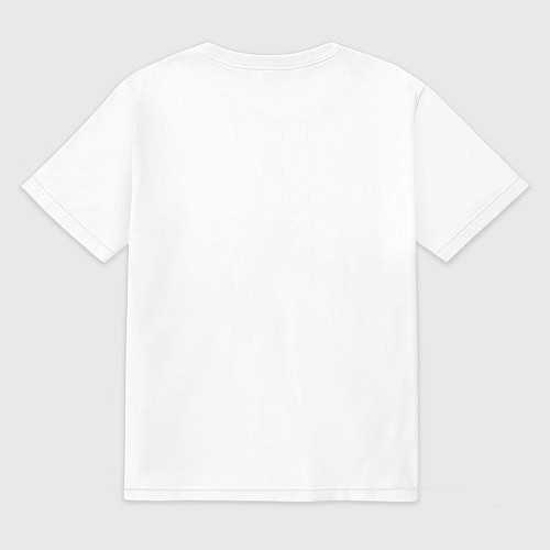 Мужская футболка оверсайз Может, Чайку? / Белый – фото 2