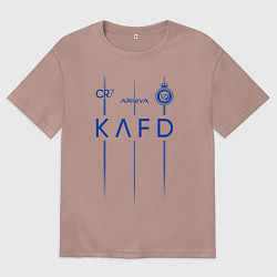 Мужская футболка оверсайз Криштиану Роналду ФК Аль Наср форма 2324 домашняя