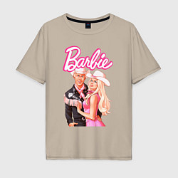 Мужская футболка оверсайз Барби и Кен - Фильм