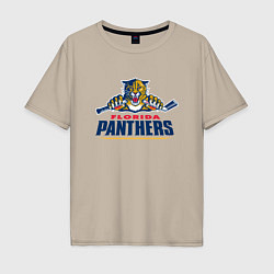 Мужская футболка оверсайз Florida panthers - hockey team