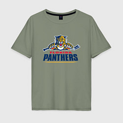 Мужская футболка оверсайз Florida panthers - hockey team