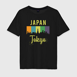 Мужская футболка оверсайз Токио Япония