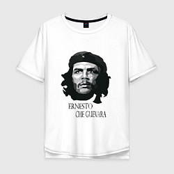 Мужская футболка оверсайз Че Гевара черно белое