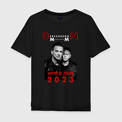 Мужская футболка оверсайз Depeche Mode 2023 Memento Mori - Dave & Martin 09