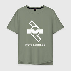 Мужская футболка оверсайз Depeche Mode Mute Records Logo