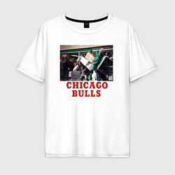 Мужская футболка оверсайз Чикаго