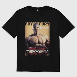 Мужская футболка оверсайз Tekken 8 Bryan Fury