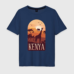 Мужская футболка оверсайз Kenya