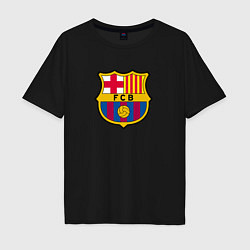 Мужская футболка оверсайз Barcelona fc sport