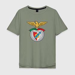 Футболка оверсайз мужская Benfica club, цвет: авокадо