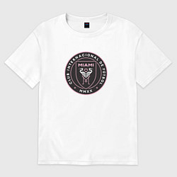 Футболка оверсайз мужская Miami fc club, цвет: белый