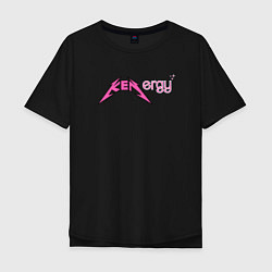 Мужская футболка оверсайз Kenergy - metallica and barbie style