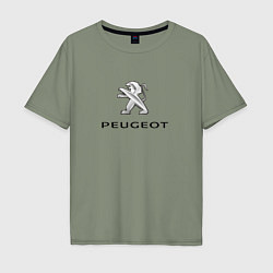Мужская футболка оверсайз Peugeot sport auto