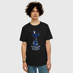 Футболка оверсайз мужская Tottenham Hotspur fc sport, цвет: черный — фото 2