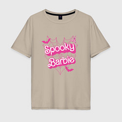 Мужская футболка оверсайз Spooky Barbie