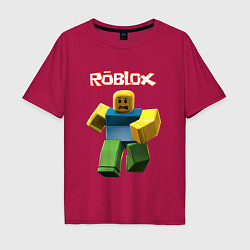 Мужская футболка оверсайз Roblox бегущий персонаж