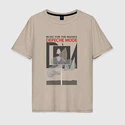 Мужская футболка оверсайз Depeche Mode - Music For The Masses Bongs