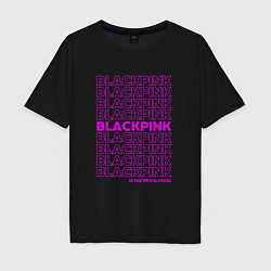 Мужская футболка оверсайз Blackpink kpop - музыкальная группа из Кореи