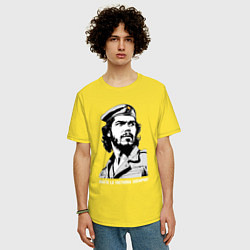 Футболка оверсайз мужская Че Гевара - До победы!, цвет: желтый — фото 2