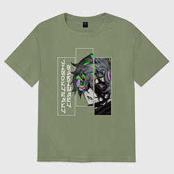 Мужская футболка оверсайз Jigokuraku Gabimaru