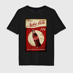 Футболка оверсайз мужская Nuka cola price, цвет: черный