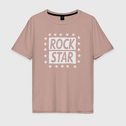 Мужская футболка оверсайз Star rock