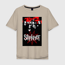 Мужская футболка оверсайз Slipknot - all