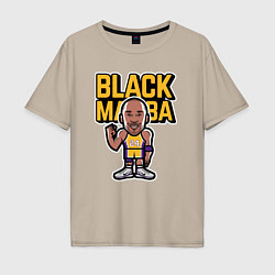 Мужская футболка оверсайз Kobe black mamba