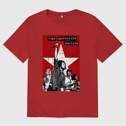 Мужская футболка оверсайз Rage Against the Machine - group