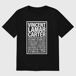 Футболка оверсайз мужская Vince Carter, цвет: черный