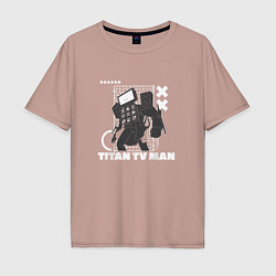 Мужская футболка оверсайз Titan TV Man
