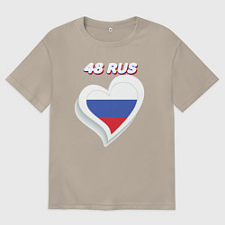 Мужская футболка оверсайз 48 регион Липецкая область