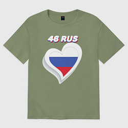 Мужская футболка оверсайз 46 регион Курская область