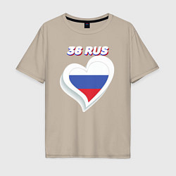 Мужская футболка оверсайз 36 регион Воронежская область