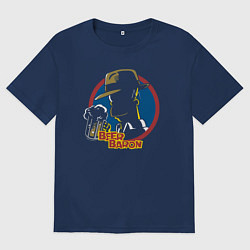 Мужская футболка оверсайз Пивной барон