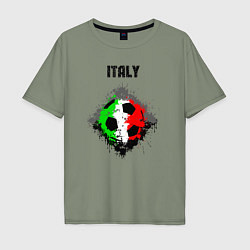 Мужская футболка оверсайз Команда Италии
