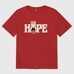 Мужская футболка оверсайз No hope