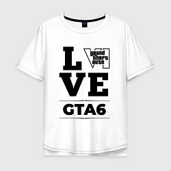 Мужская футболка оверсайз GTA6 love classic