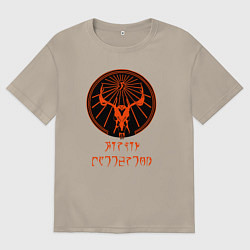 Мужская футболка оверсайз Хирсин