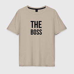 Мужская футболка оверсайз The boss - Couple