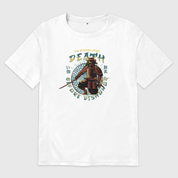 Мужская футболка оверсайз Самурай японский воин