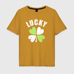 Мужская футболка оверсайз Lucky day