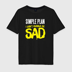 Мужская футболка оверсайз Simple Plan